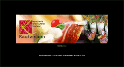 Desktop Screenshot of boucherie-kautzmann.fr