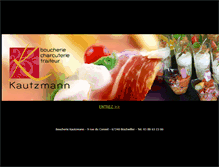 Tablet Screenshot of boucherie-kautzmann.fr